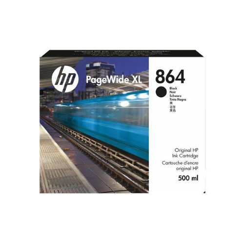 HP INC HP 864 PAGEWIDE XL NERO 500 ML
